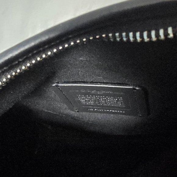 Coach File Crossbody Black Signature Jacquard Crossbody Shoulder Bag w Hangtag - Picture 5 of 12